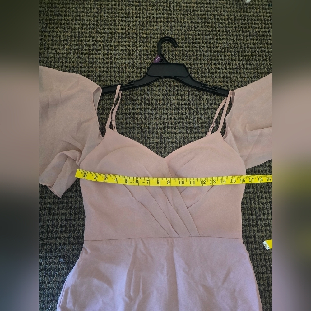 JJs House Blush Asymmetrical Dress - Picture 6 of 8